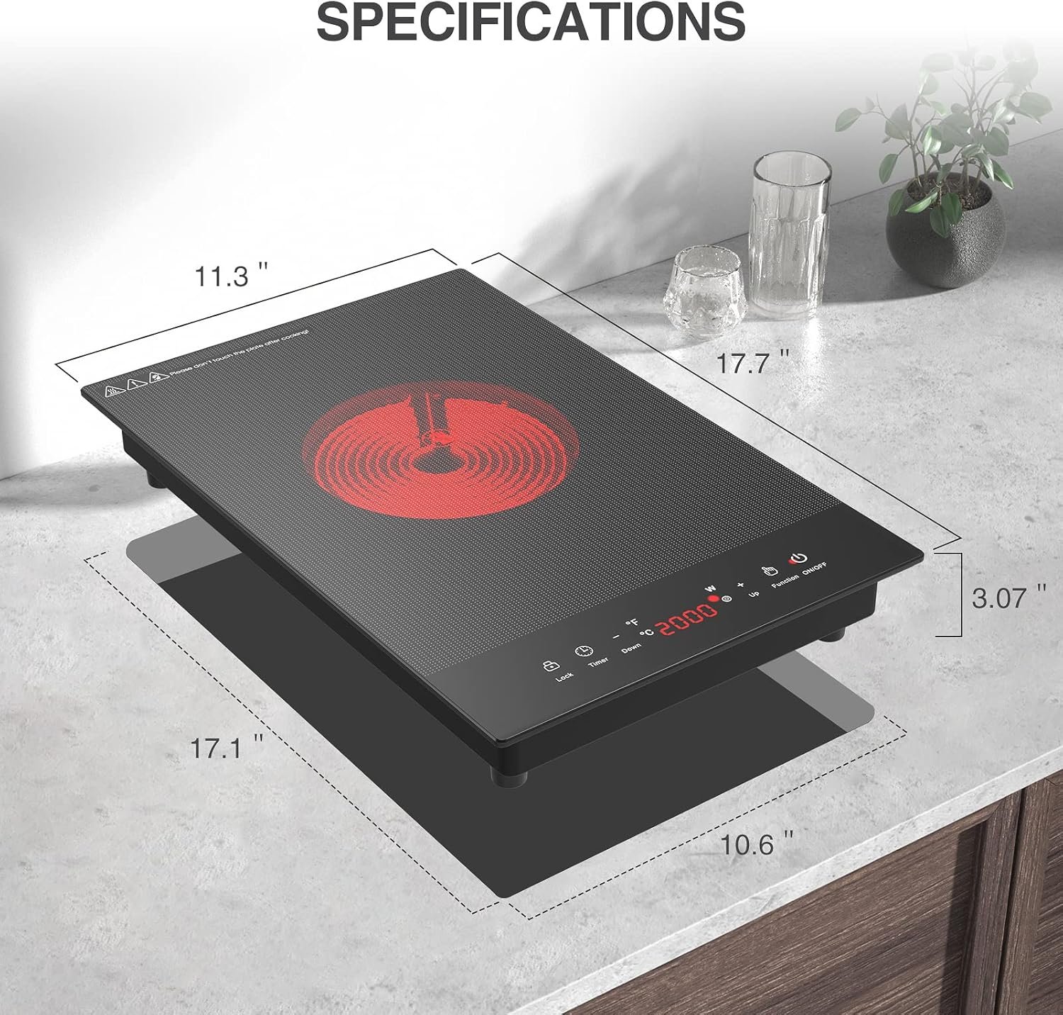 Single Infrared Cooktop - Image 2