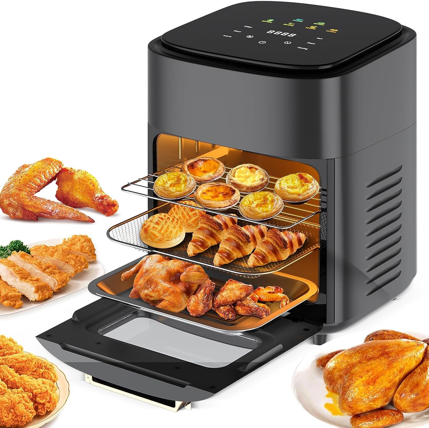 Smart Air Fryer with LED Touch